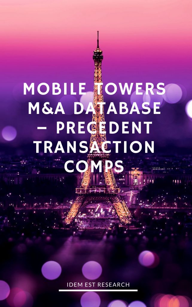 Mobile Towers M&A Database