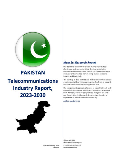 Pakistan Telecommunications Market Report, 2023-2030