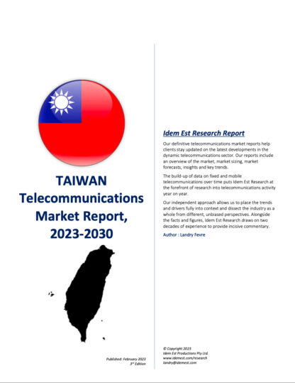 Taiwan Telecommunications Market Report, 2023-2030