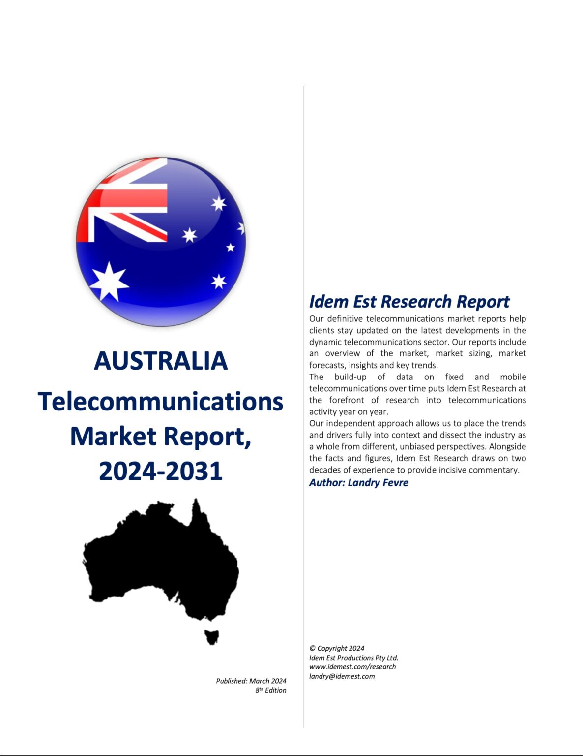 Australia Telecoms Industry Report 2024 2031   Australia Telecoms Market Report 2024 2031 1186x1536 