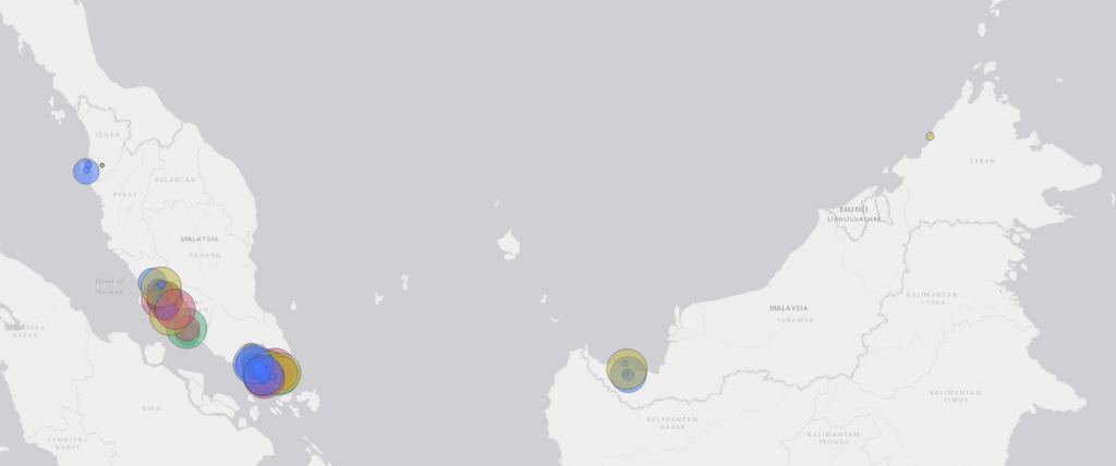 Malaysia Data Centre Intelligence Atlas Map